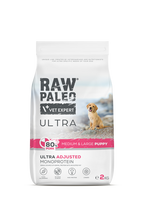 Raw Paleo Ultra Puppy Medium&Large Pork su kiauliena 2 kg