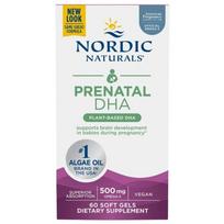 Nordic Naturals Vegan Prenatal DHA - 60 kapsulių