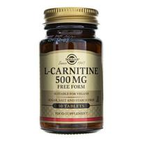 Solgar L-karnitinas 500 mg - 30 tablečiu