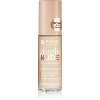 AA Wings of Color Gentle Nude Foundation skystasis makiažo pagrindas drėkinamojo poveikio atspalvis 404 Natural Beige 30 ml