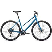 Specialized Sirrus X 1.0 Step-Through fitness dviratis | Satin Grey Blue - Cast Blue Metallic Frost Reflective