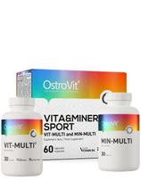 “Vita&Minerals Sport” Vitaminų ir Mineralų Kompleksas Sportuojantiems ‘Ostrovit’ (60kaps/30porc)