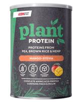 „Plant Protein Mango“ Augaliniai Baltymai+BCAA, Maka, Inulinas ‘Iconfit’ (480g)