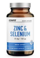 "Zinc & Selenium" Cinkas + Selenas  'Iconfit Nutrition’ 90kaps/90porc)