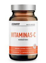 "Vitamin C" Nerūgštinis Vitaminas C 'Iconfit Nutrition' (90kaps/45porc)