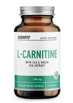 "L-Carnitine" L-Karnitinas, CLA, Žaliosios Arbatos Ekstraktas 'Iconfit Nutrition' (90kaps/22porc)