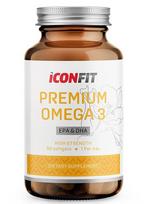 "Premium Omega 1000mg" Omega 3 rūgščių kompleksas 'Iconfit Nutrition' (90kaps/90porc)
