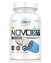 "NOVO-X7" Testosteronas/Raumenys/Jėga ‘Genius Nutrition’ (60kaps/60porc)