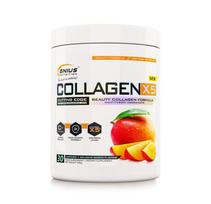COLLAGEN X5 - hidrolizuotas kolagenas su hialurono rūgštimi | Genius Nutrition (360 g /30 porcijų) - mango