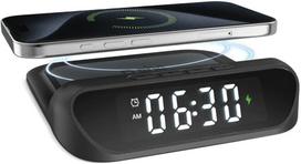 SBS alarm clock + wireless charger 15W, RIZBSBTEWIRCLOCK