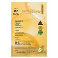 VT COSMETICS Cica X Hyalon Vita-Light Reedle Shot 100 2step Sheet Mask 33g