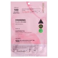 VT COSMETICS Cica X Hyalon Collagen Reedle Shot 100 2step Sheet Mask 33g