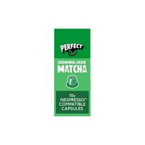 Matcha žaliosios arbatos kapsulės Nespresso® Original kavos aparatams PerfectTed, 10 vnt.