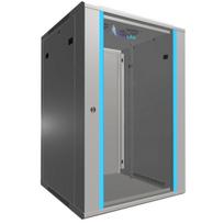 Extralink 18U 600x600 Grey, rack cabinet, wall-mounted