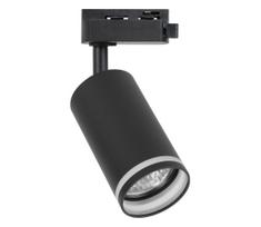 Taškinis šviestuvas 1 fazės bėginės sistemos PIPE, 1xGU10/10W/230V, juodas