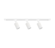 TIGER bėginei sistemai skirtas taškinis šviestuvas, 3xGU10/10W/230V, baltas
