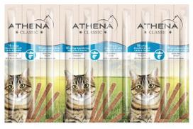 Athena Sultingos lašišos ir upėtakio kramtomosios lazdelės 50g (10 lazdelių)