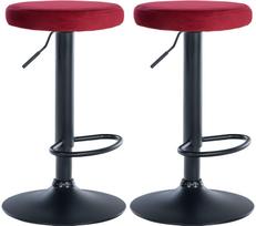 2 baro kėdžių rinkinys Ponte velvet juodas