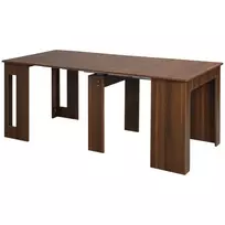 Transformuojamas valgomojo stalas, išplečiamas stalas - rudas 180 x 85 x 75 cm