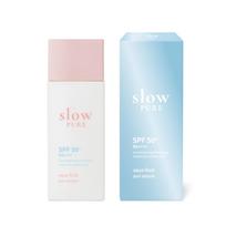 Drėkinamasis serumas nuo saulės „Aqua fluid sun serum (SPF50+ PA++++)“, SlowPure, 50 ml