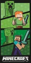 Halantex vaikiškas rankšluostis Minecraft, 70x140 cm