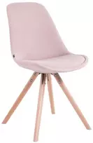Lankytojų kėdė Toulouse velvet round natura
