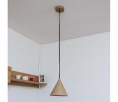 Pakabinamas šviestuvas ETNA II ant troselio 1xE27/15W/230V, skersmuo 18,5 cm, smėlio spalvos