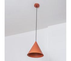 Pakabinamas šviestuvas ant laido ETNA II 1xE27/15W/230V, Ø 18,5 cm, oranžinis