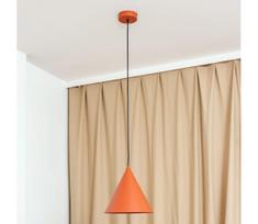 Pakabinamas šviestuvas ETNA II su kabeliu 1xE27/15W/230V, skersmuo 25 cm, oranžinis