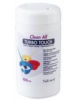 Sibel servetėlės dažų pašalinimui nuo odos Sibel Turbo Touch, 100vnt