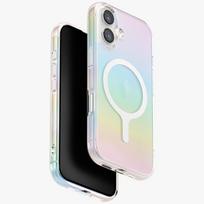 uniq Iridescia iPhone 17 Magclick Charging holo quartz case