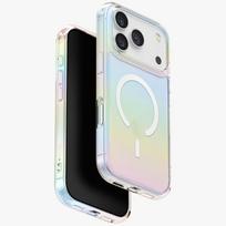 uniq Iridescia Case for iPhone 17 Pro / 18 Pro Magclick Charging holo quartz