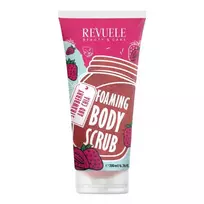 REVUELE FOAMING STRAWBERRY & CHIA kūno šveitiklis, 200 ml