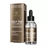 REVUELE SELF TAN savaiminio įdegio veido lašai, 30 ml
