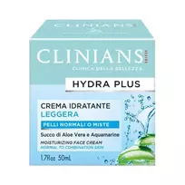 CLINIANS HYDRA PLUS MOISTURIZING drėkinamasis veido kremas, 50 ml