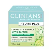 CLINIANS HYDRA - PLUS MOISTURIZING MATTIFYING drėkinamoji veido želė arba kremas, 50 ml