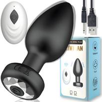Dvigubo malonumo analinis ir G taško vibratorius LIVMAN HT-01 su nuotolinio valdymo pultu ir 10 vibracijos režimų