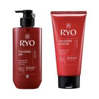 [Ryo] Pažeistų plaukų priežiūros ir maitinamasis šampūnas 480 ml + Kaukė 300 ml rinkinys - Sausiems ir pažeistiems plaukams