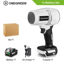 ONEGREEN 2000W bešepetėlis elektrinis turbo pūstuvas reaktyvinis ventiliatorius 200M/S rankinis oro pūstuvas smarkaus pūtimo įrankis, skirtas Makita 18V akumuliatoriui 1 588VF Battery Se