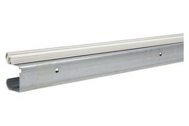 Stumdomų durų bėgelis HETTICH TopLine2, prisukamas, cinkuotas, spl. balta, 2 m, 1479