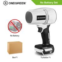 ONEGREEN 2000W bešepetėlis elektrinis turbo pūstuvas reaktyvinis ventiliatorius 200M/S rankinis oro pūstuvas smarkaus pūtimo įrankis, skirtas Makita 18V akumuliatoriui Without battery