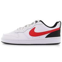 Nike Court Borough Low 2 GS White University Red Kids Sneakers Black BQ5448-110 36