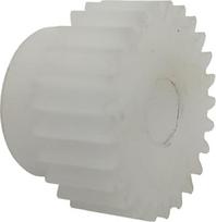 GTPBAO 1 Stück Kunststoff 0,5 M 25 T zylindrisches Zahnrad 0,5 Modul 25 Zähne gerade Zähne Stirnrad 3 mm 3,17 mm 4 mm 5 mm 6 mm Bohrung Lenkungshardware(3.17mm)
