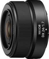 NIKON Nikkor Z DX 24 mm f/1,7 (su objektyvo gaubtu HN-42)