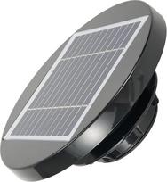 Saulės ventiliatorius, 200 mm skersmens, vandeniui atsparus saulės ventiliatorius su 5 V saulės kolektoriumi, saulės energija varomas stogo ventiliatorius, skirtas valčiai, nameliams ant ratų, karavanams