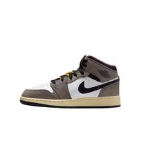 Air Jordan 1 Mid SE GS Tokyo Bio Hack Vaikų sportbačiai Ruda Balta Urvo Akmuo HQ2014-100 37.5