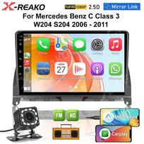 Android, skirtas Mercedes Benz C Class 3 W204 S204 2006–2011 CarPlay CarPlay Multimedijos vaizdo grotuvas GPS DSP 1+32 12D