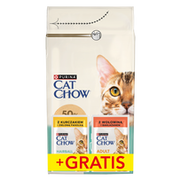 PURINA Cat Chow Hairball Chicken Rich Food 1,5kg + 2 paketėliai NEMOKAMAI