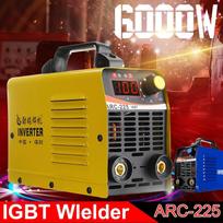 6000W TIG/MMA elektrinis suvirinimo aparatas ARC-225 IGBT keitiklis elektrodinis suvirintojas 22,5x10x15cm