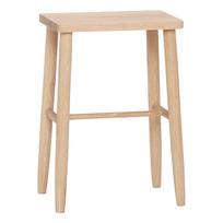 Natūralios spalvos iš ąžuolo masyvo baro taburetė (sėdynės aukštis 52 cm) Folk – Hübsch